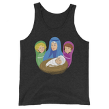 Birth of Cheesecake (Tank Top)-Christmas Tank Tops-Swish Embassy