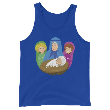 Birth of Cheesecake (Tank Top)-Christmas Tank Tops-Swish Embassy