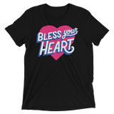 Bless Your Heart (Triblend)-Triblend T-Shirt-Swish Embassy