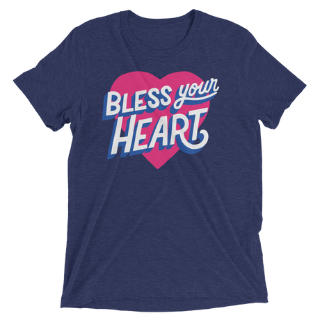 Bless Your Heart (Triblend)-Triblend T-Shirt-Swish Embassy