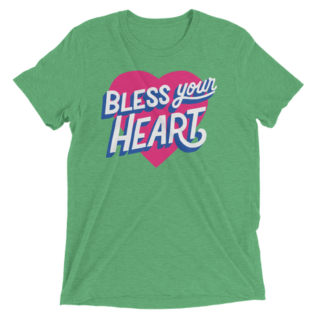 Bless Your Heart (Triblend)-Triblend T-Shirt-Swish Embassy