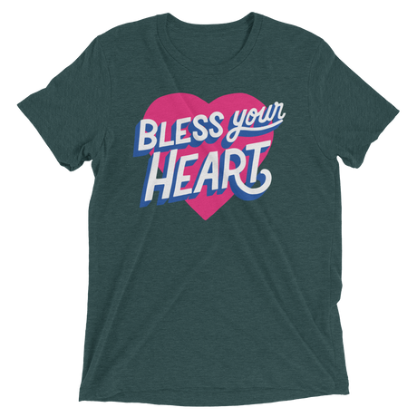 Bless Your Heart (Triblend)-Triblend T-Shirt-Swish Embassy