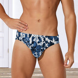 Blue Botanical (Swim Briefs)-Swim Briefs-Swish Embassy