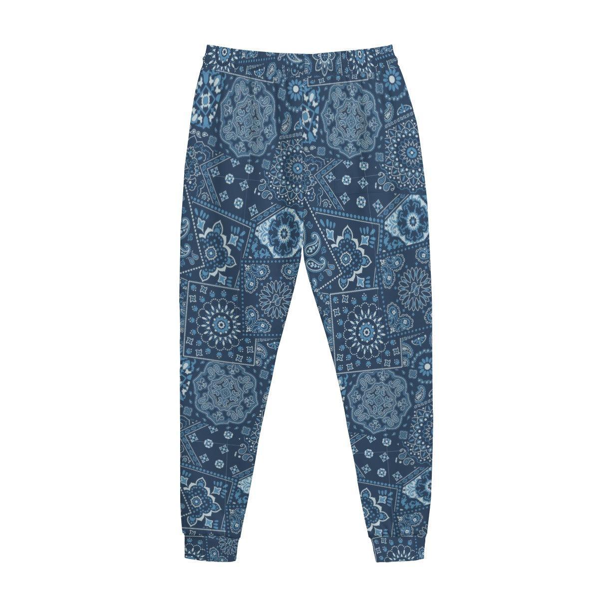 Blue Hanky (AOP Sweatpants)-AOP Sweatpants-Swish Embassy