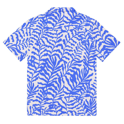 Blue Leaf (Button Shirt)-Button Shirt-Swish Embassy