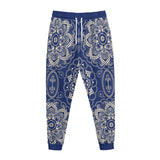Blue Mendala (AOP Sweatpants)-AOP Sweatpants-Swish Embassy