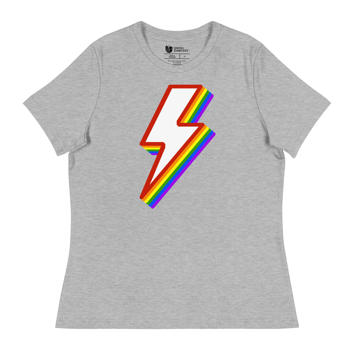 Bolt (Women's Relaxed T-Shirt)-Women's T-Shirts-Swish Embassy