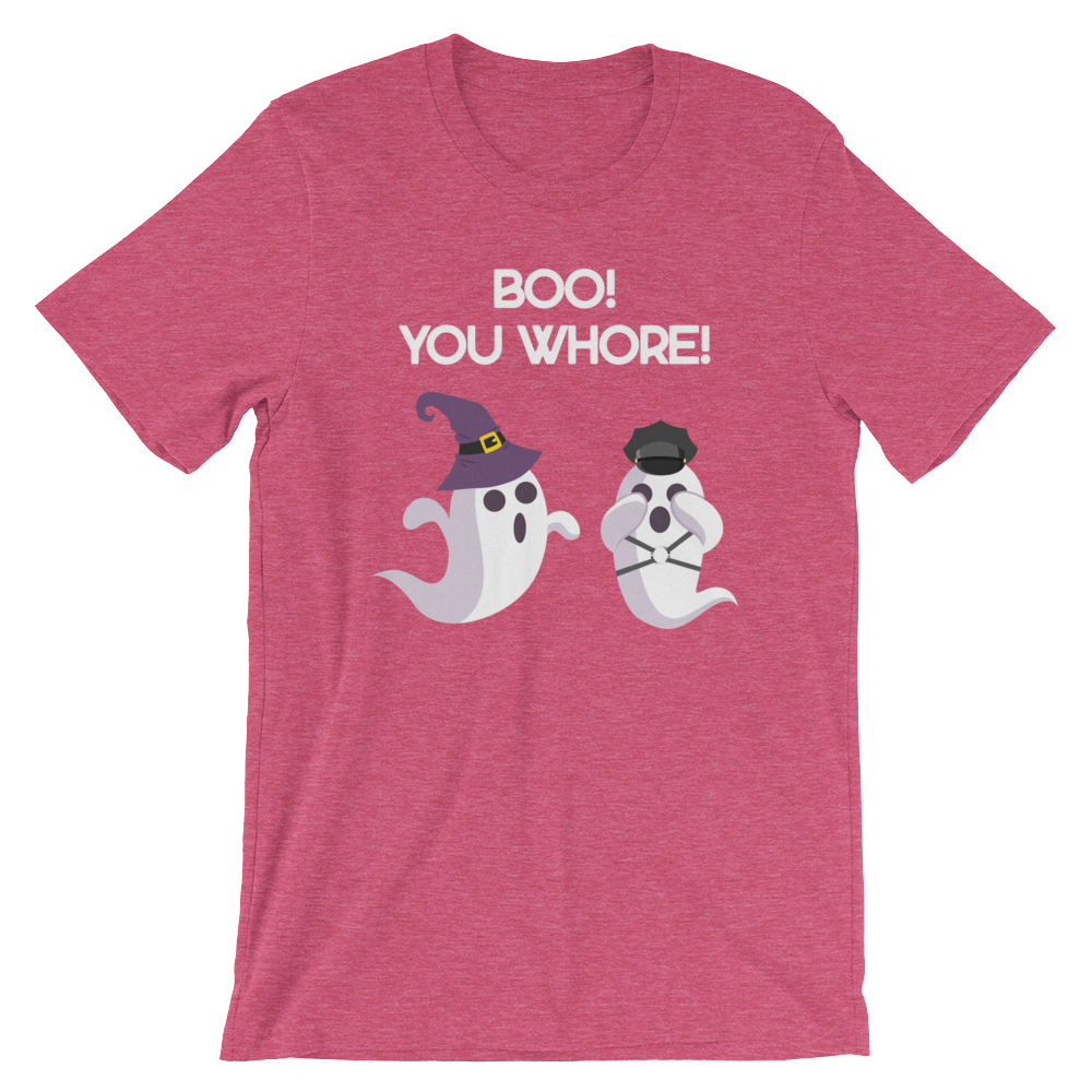 Boo! You Whore!-Halloween T-Shirt-Swish Embassy