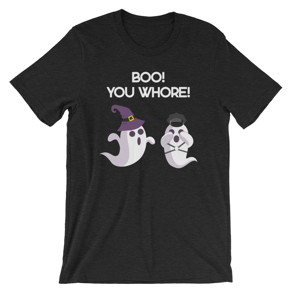 Boo! You Whore!-Halloween T-Shirt-Swish Embassy