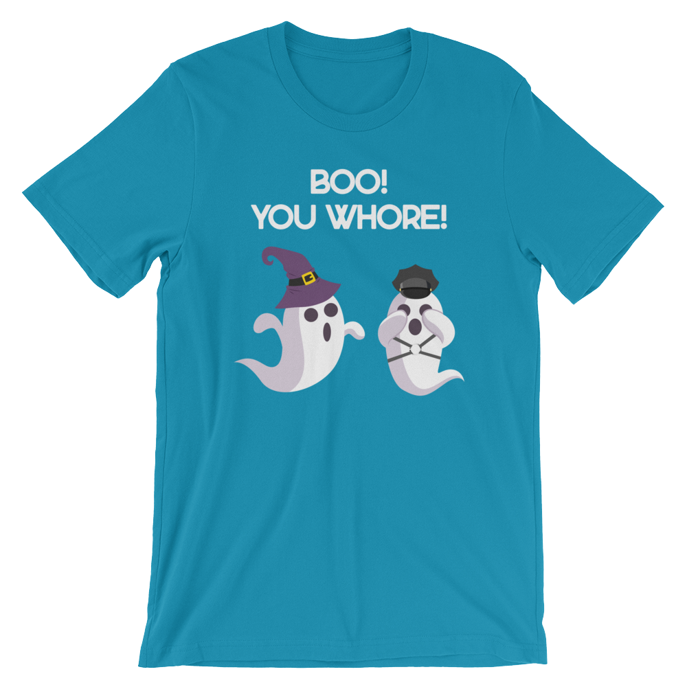 Boo! You Whore!-Halloween T-Shirt-Swish Embassy