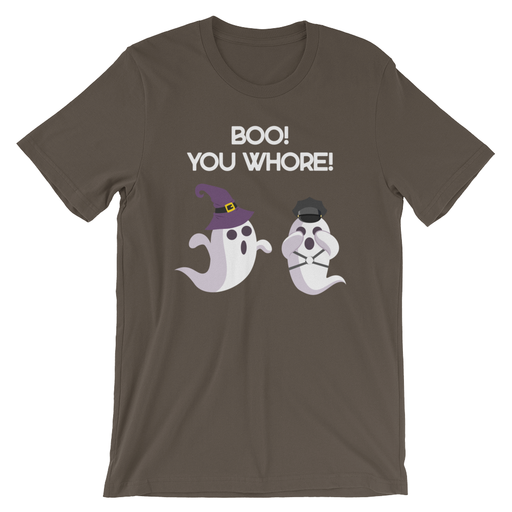 Boo! You Whore!-T-Shirts-Swish Embassy