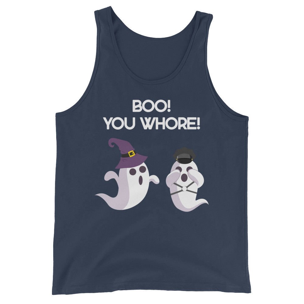 Boo! You Whore! (Tank Top)-Tank Top-Swish Embassy