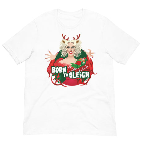 Born to Sleigh-Christmas T-Shirts-Swish Embassy