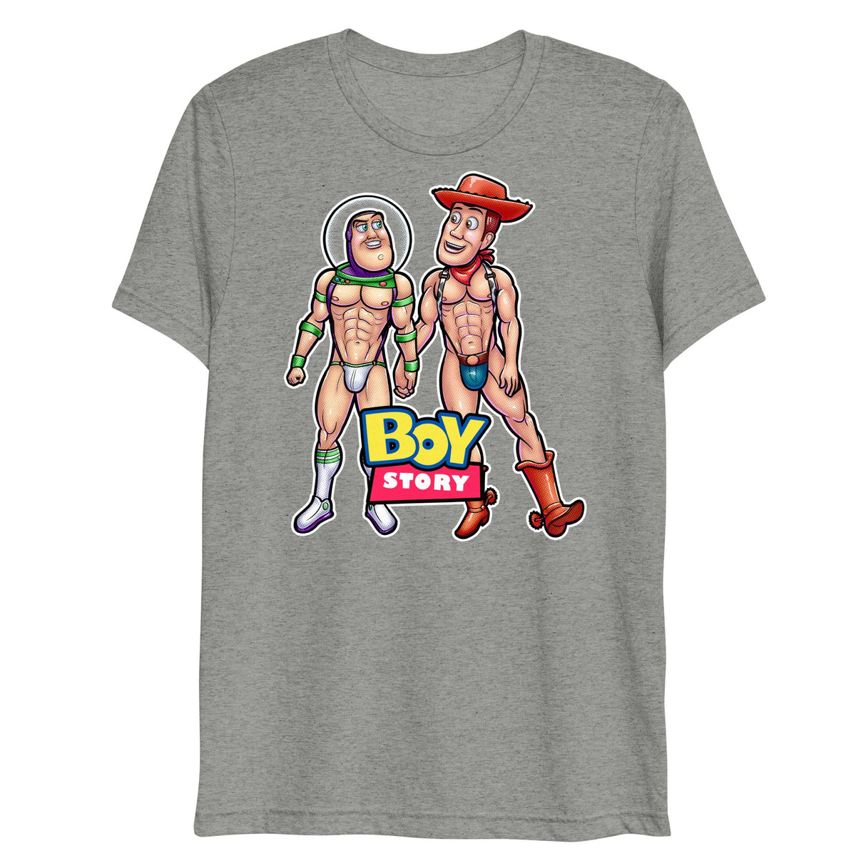 Boy Story (Triblend)-Triblend T-Shirt-Swish Embassy