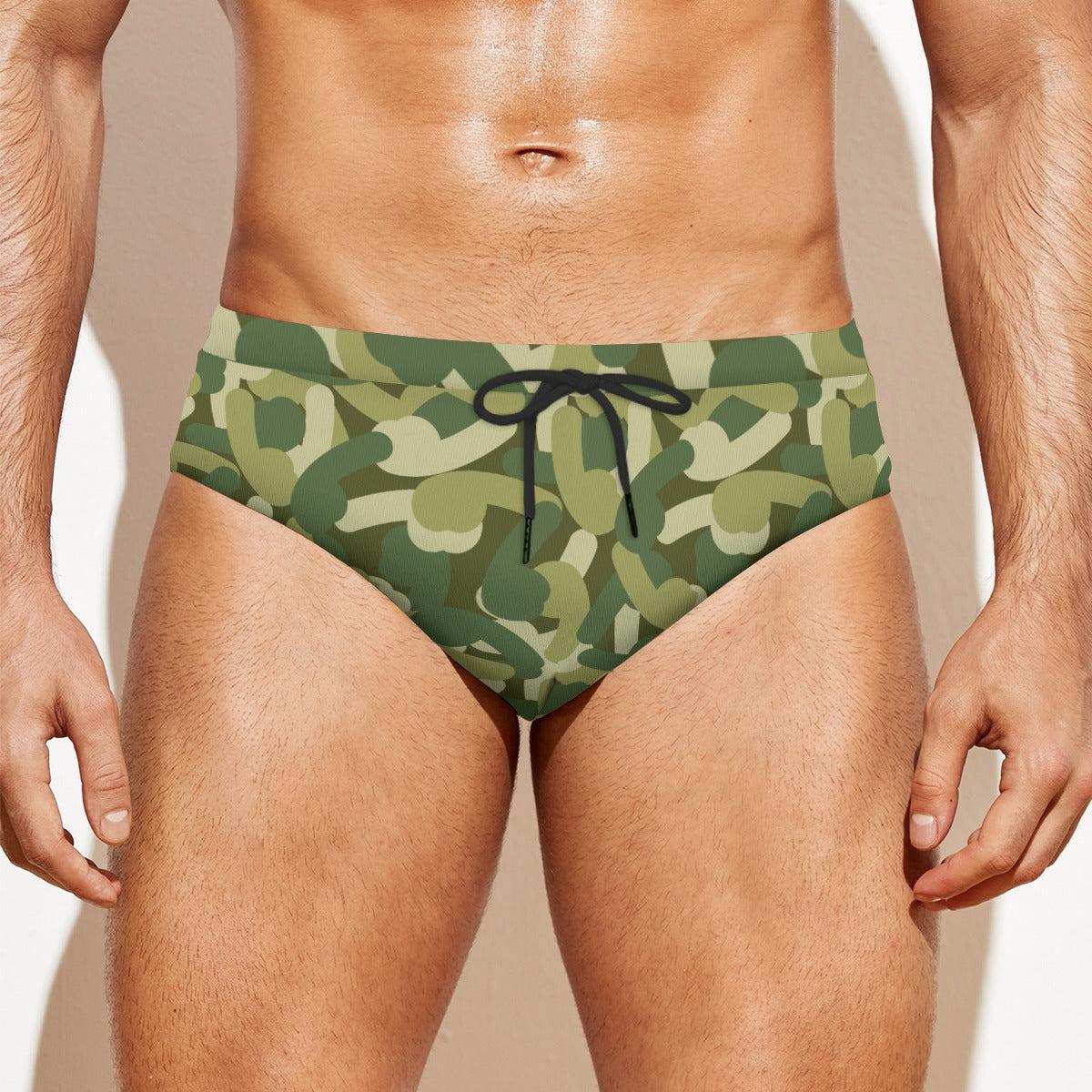 Camo Phallus (Swim Briefs)-Swim Briefs-Swish Embassy