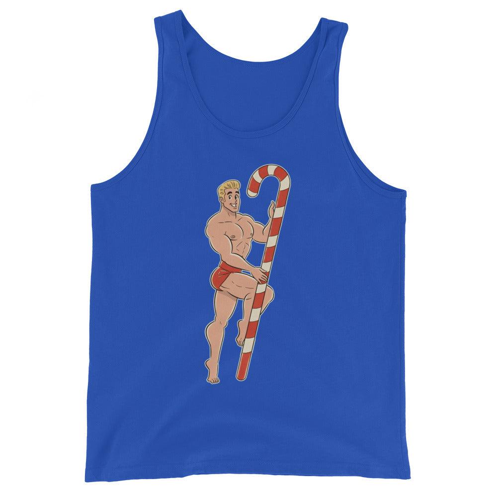 Candy Cane Crush (Tank Top)-Christmas Tank Tops-Swish Embassy