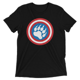 Cap'n Ameribear (Triblend)-Triblend T-Shirt-Swish Embassy