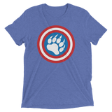 Cap'n Ameribear (Triblend)-Triblend T-Shirt-Swish Embassy