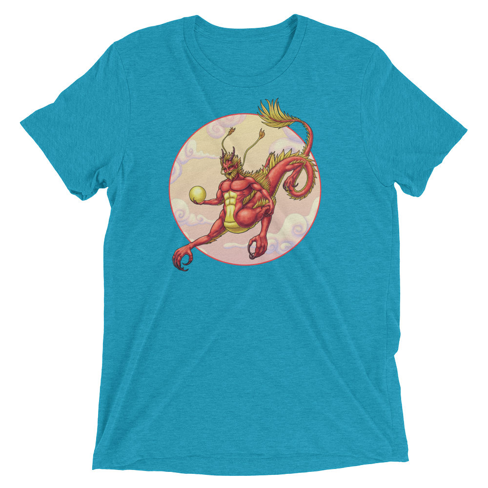 Centaur Dragon (Triblend)-Triblend T-Shirt-Swish Embassy