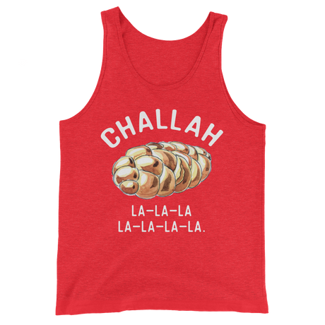 Challah Holidays (Tank Top)-Christmas Tank Tops-Swish Embassy