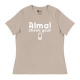 Check Your Battery (Women's Relaxed T-Shirt)-Women's T-Shirts-Swish Embassy