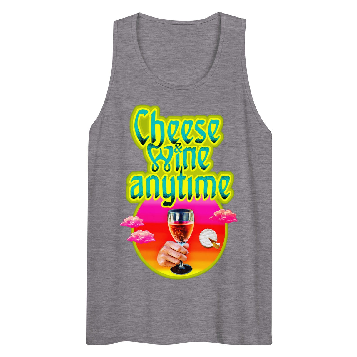 Cheese and Wine (Tank Top)-Tank Top (Staging)-Swish Embassy