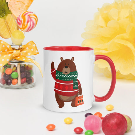 Christmas Bear (Christmas Mugs)-Christmas Mugs-Swish Embassy