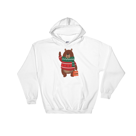 Christmas Bear (Hoodie)-Christmas Hoodies-Swish Embassy