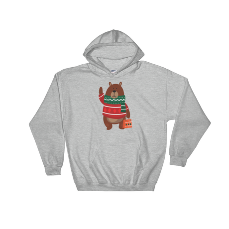 Christmas Bear (Hoodie)-Hoodie-Swish Embassy