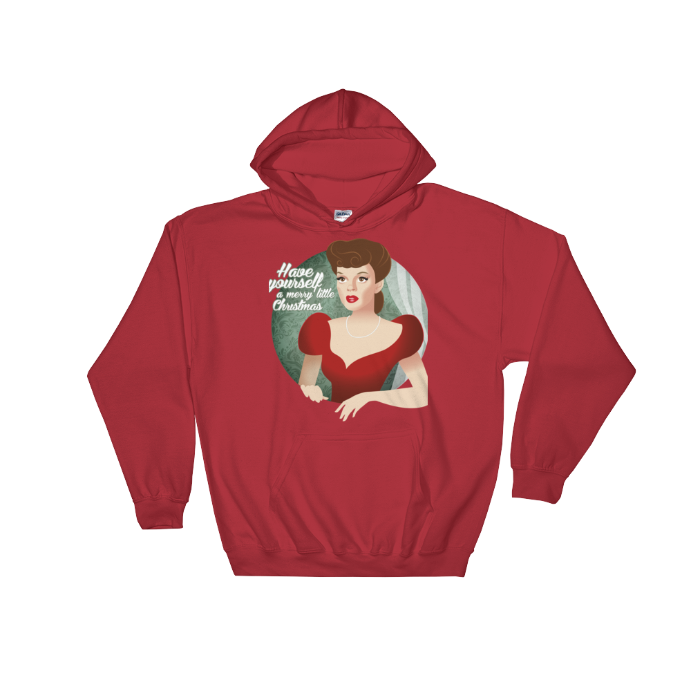 Christmas Garland (Hoodie)-Christmas Hoodies-Swish Embassy