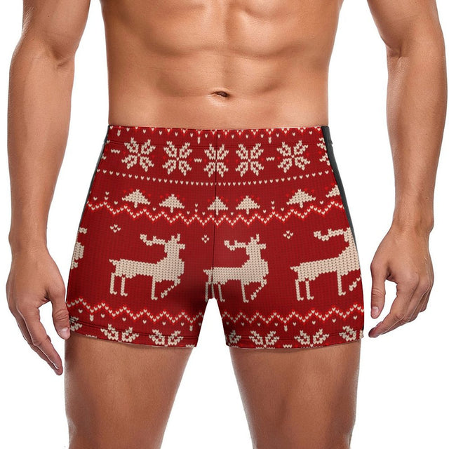 Christmas Sweater (Square Cut Trunks)-Square Cut Trunks-Swish Embassy