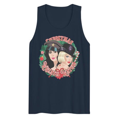 Christmas Wreath Watusi (Tank top)-Christmas Tank Tops-Swish Embassy