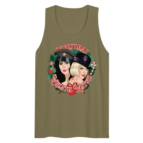 Christmas Wreath Watusi (Tank top)-Tank Top-Swish Embassy