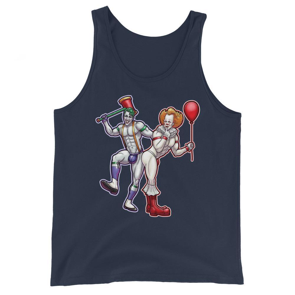 Clowns to the Left, Jokers to the Right (Tank Top)-Tank Top-Swish Embassy