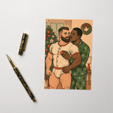 Cuddles (Christmas card)-Greeting Card-Swish Embassy