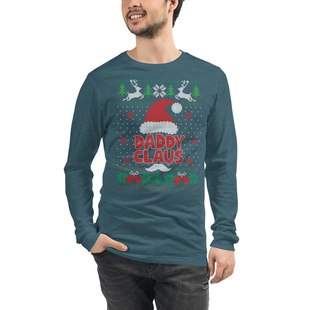 Daddy Claus (Ugly Christmas)-Christmas T-Shirts-Swish Embassy