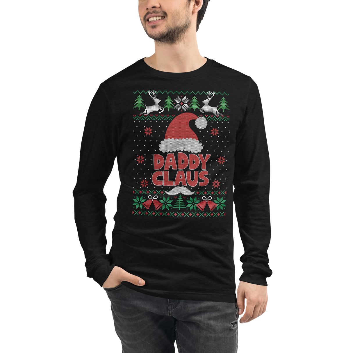 Daddy Claus (Ugly Christmas)-T-Shirts-Swish Embassy