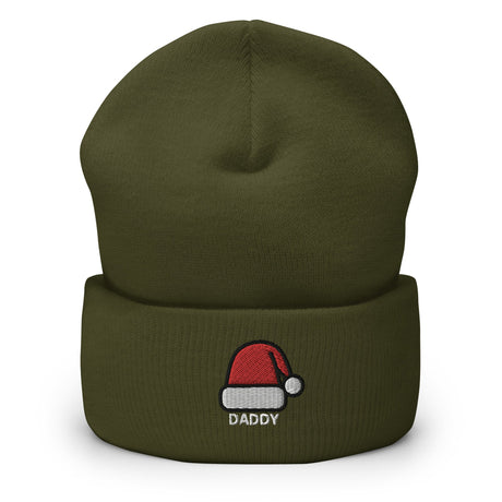 Daddy (Cuffed Beanie)-Christmas Beanie-Swish Embassy