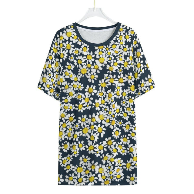 Daisies (Allover T-Shirt)-Allover T-Shirt-Swish Embassy