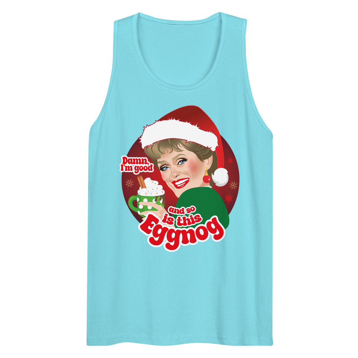 Damn Eggnog (Tank top)-Tank Top-Swish Embassy