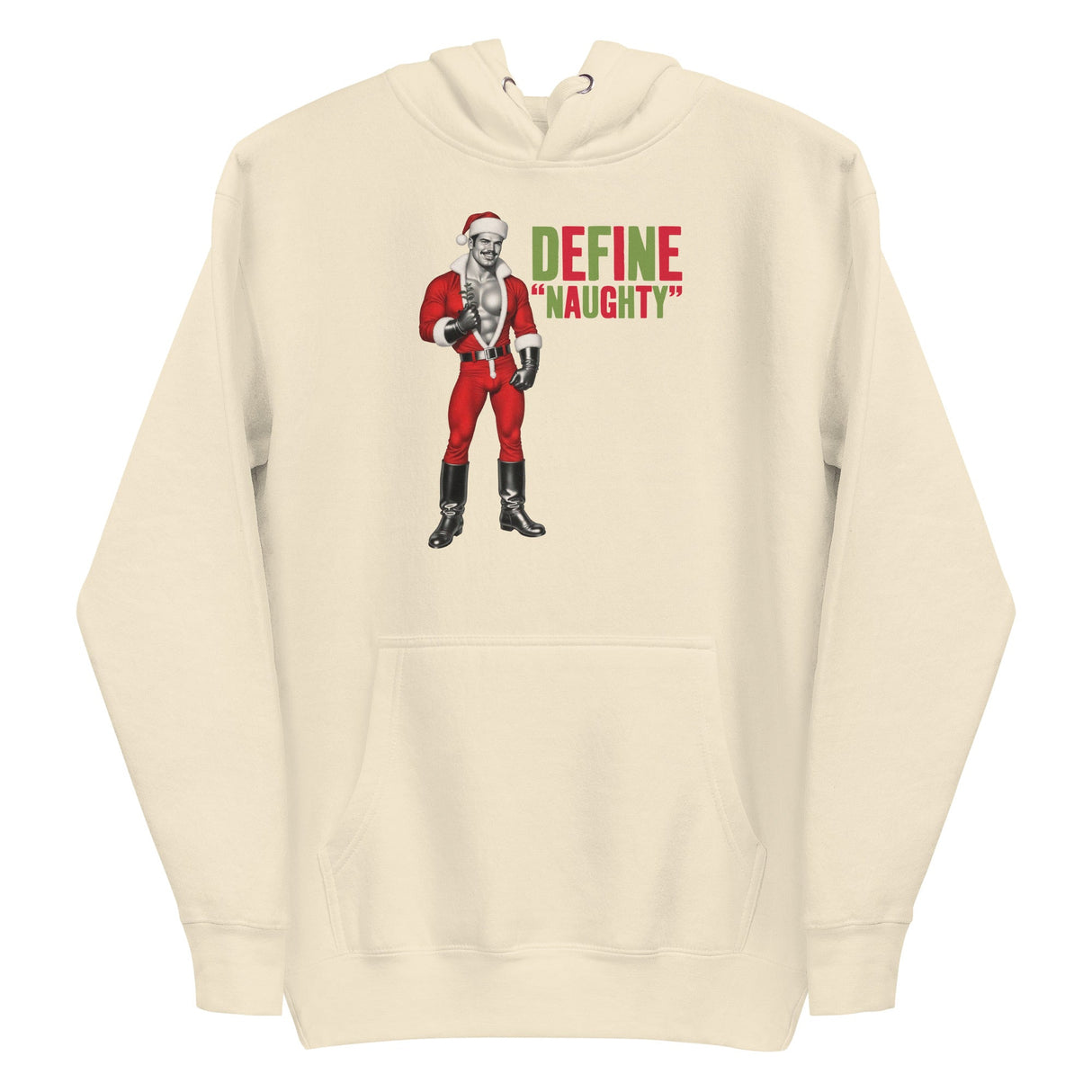 Define Naughty (Hoodie)-Christmas Hoodies-Swish Embassy