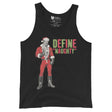 Define Naughty (Tank Top)-Christmas Tank Tops-Swish Embassy