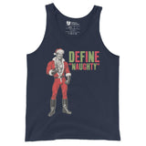 Define Naughty (Tank Top)-Christmas Tank Tops-Swish Embassy