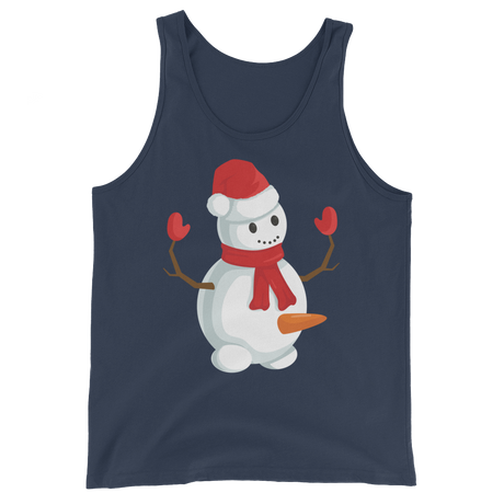 Do You Wanna Build A Snowman (Tank Top)-Christmas Tank Tops-Swish Embassy