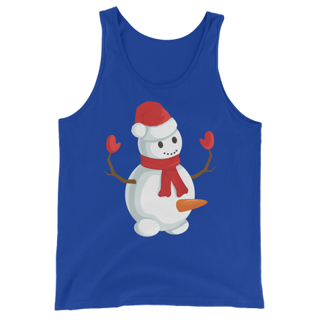 Do You Wanna Build A Snowman (Tank Top)-Christmas Tank Tops-Swish Embassy