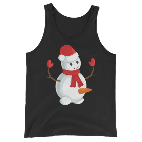 Do You Wanna Build A Snowman (Tank Top)-Christmas Tank Tops-Swish Embassy