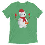 Do You Wanna Build A Snowman? (Triblend)-Triblend T-Shirt-Swish Embassy