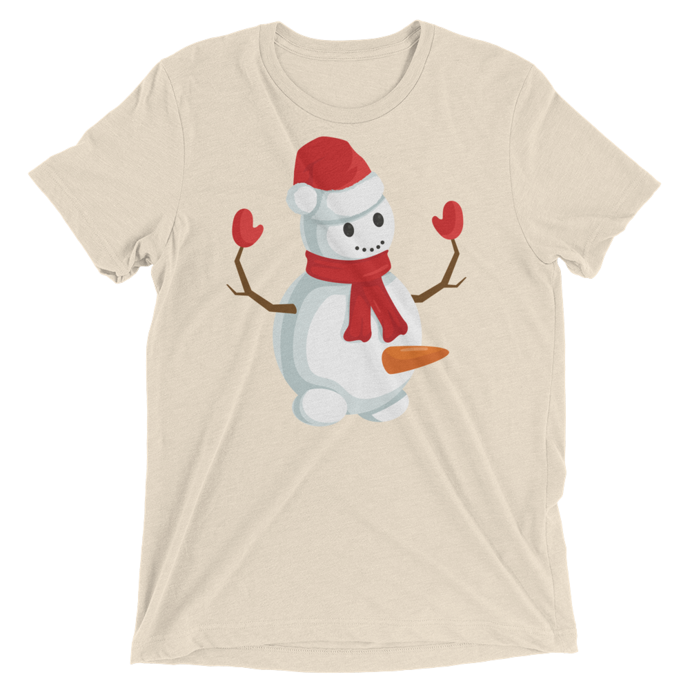 Do You Wanna Build A Snowman? (Triblend)-Triblend T-Shirt-Swish Embassy