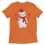 Do You Wanna Build A Snowman? (Triblend)-Triblend T-Shirt-Swish Embassy