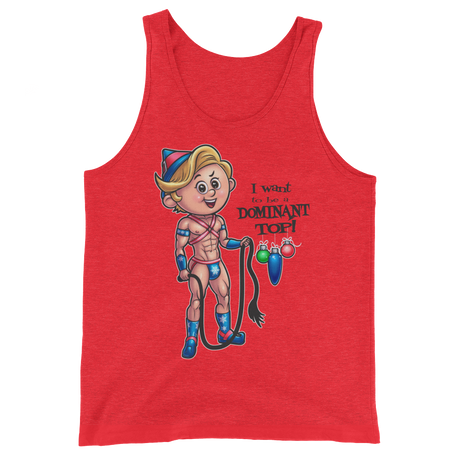 Dom Top Elf (Tank Top)-Christmas Tank Tops-Swish Embassy